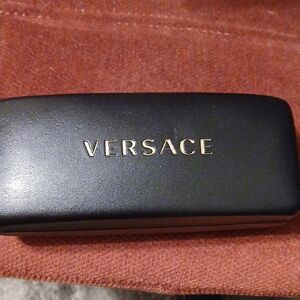 Versace Black Case with Gold Logo